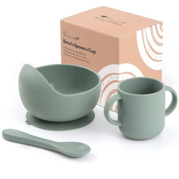 Rocced Other - Silicone training cup, bowl and spoon set